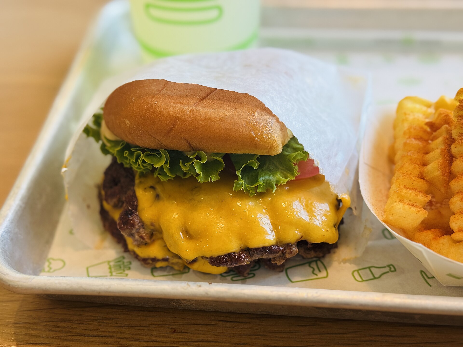 ShackBurger at Shake Shack in Santa Rosa, Calif.