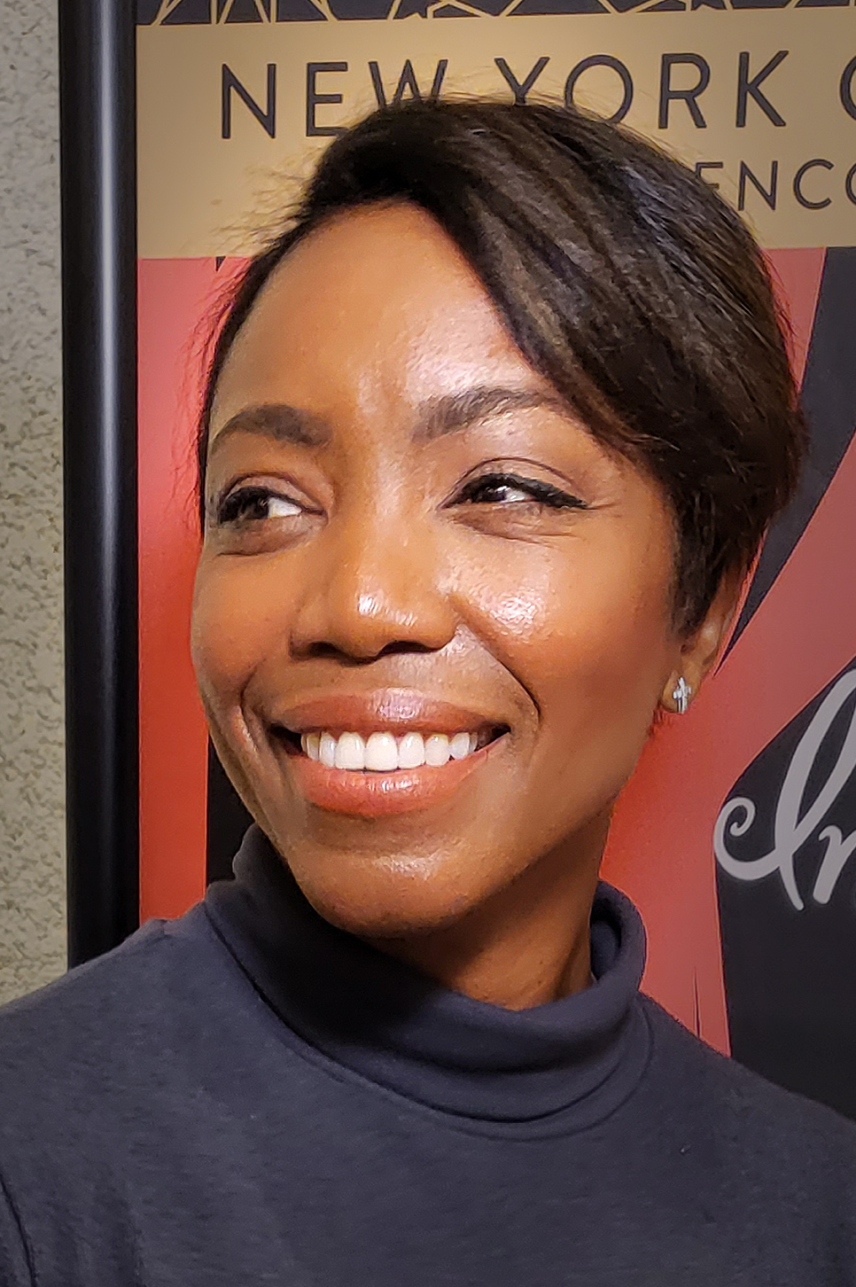Heather Headley at a press event for "Into the Woods," 2022