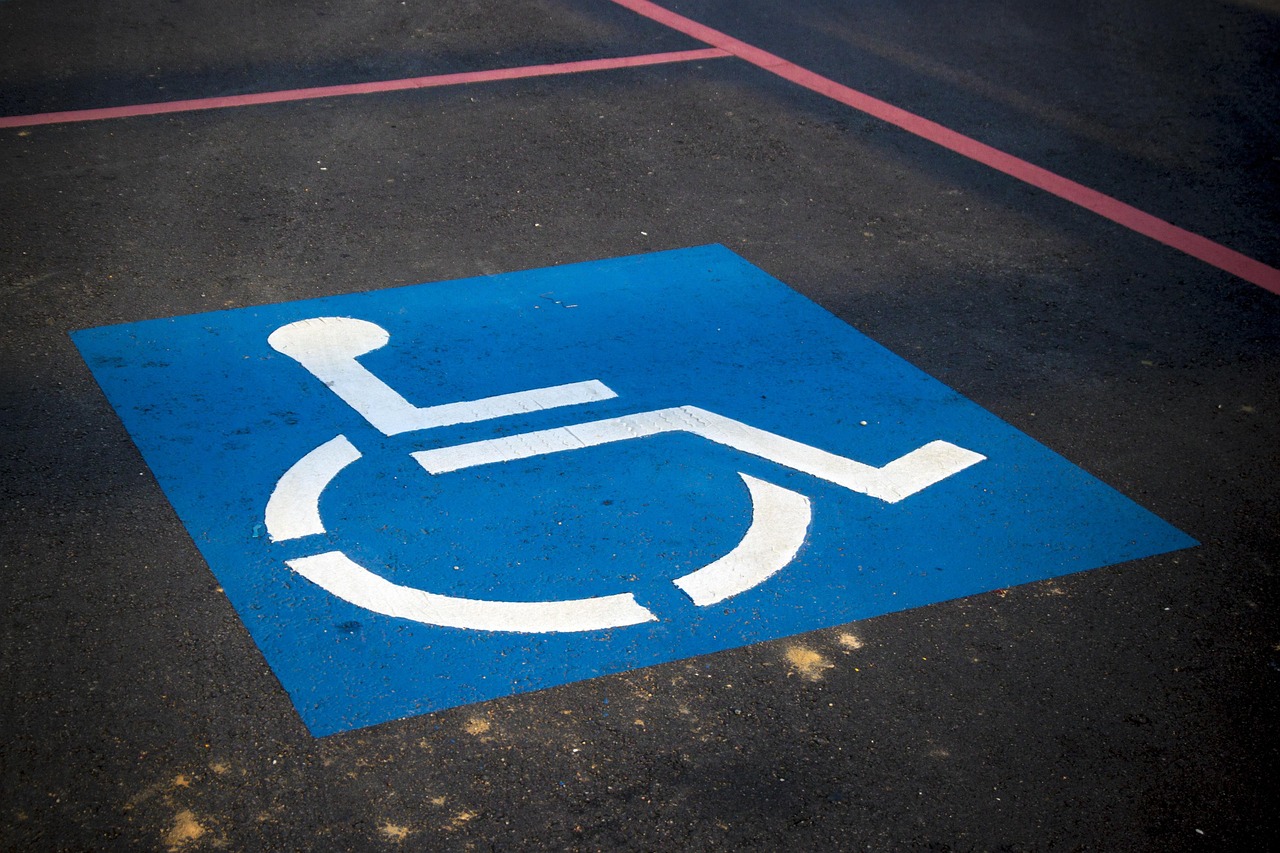 Handicap parking, sign, disable, parking, symbol, handicap, wheelchair, disabled, disability, transportation, icon, spac