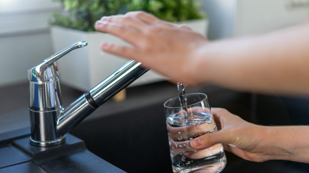 Second choice of Tap water from Sink