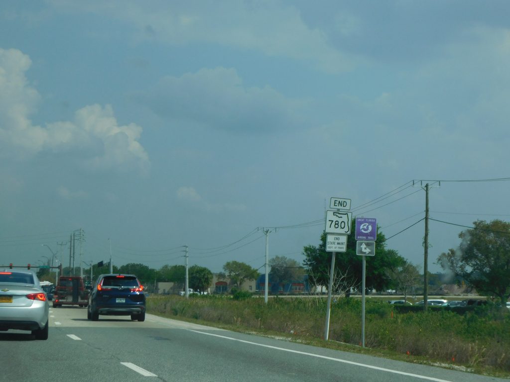 View of the east end of SR 780 east of I-75 in Fruitville