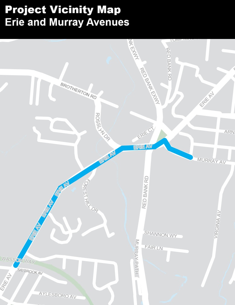 road project location map