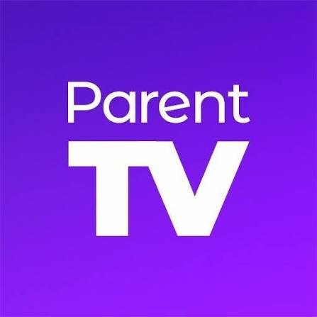 Purple gradient logo with white text reading Parent TV.