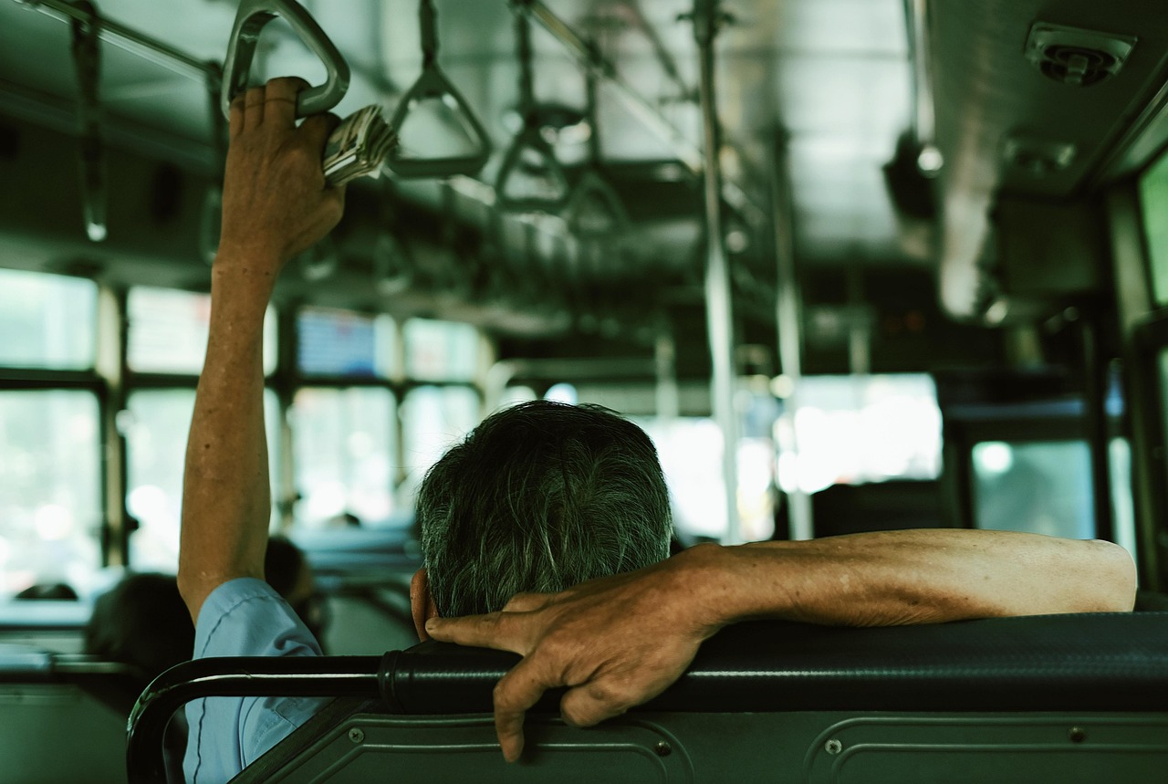Man, bus, transport, urban, vietnam, saigon, city, travel, green, bus, bus, bus, bus, bus