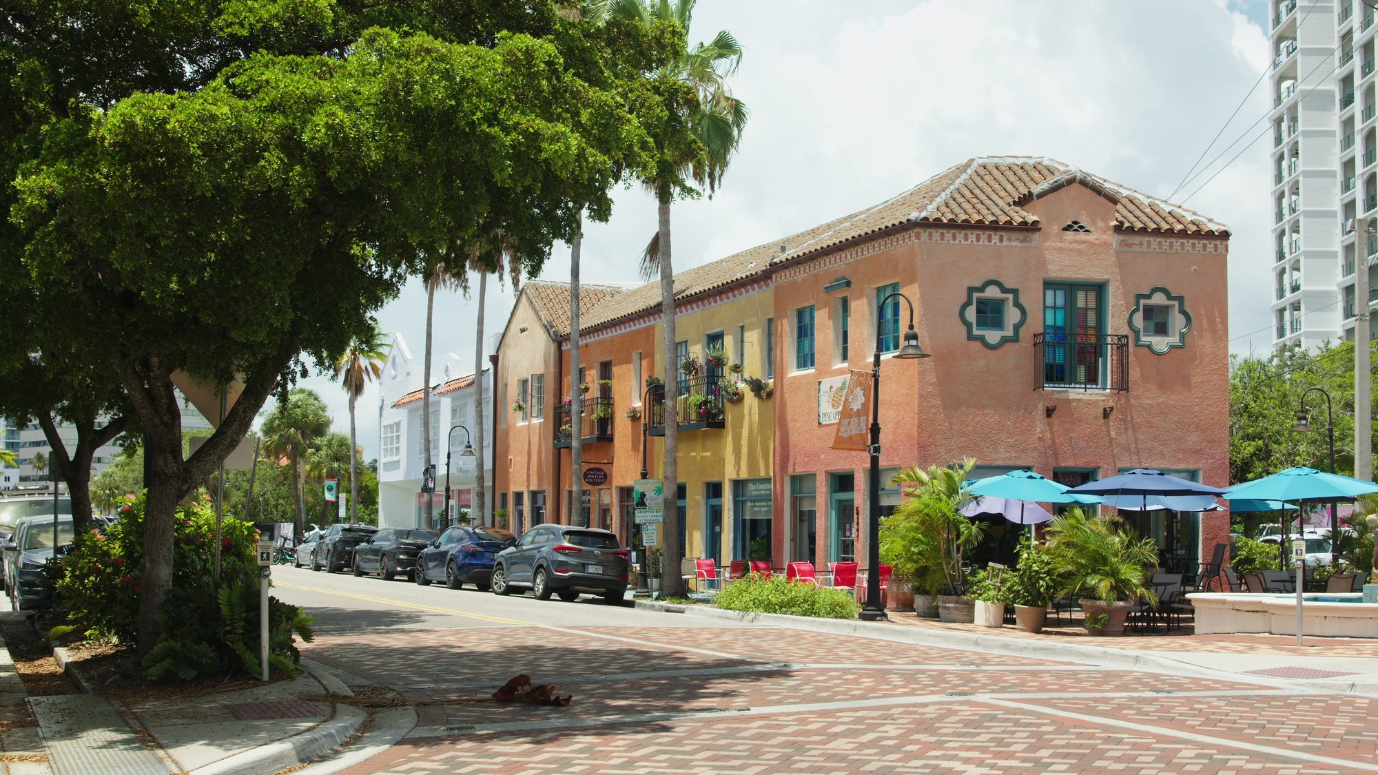 Pineapple Avenue Shopping District, Sarasota, Florida