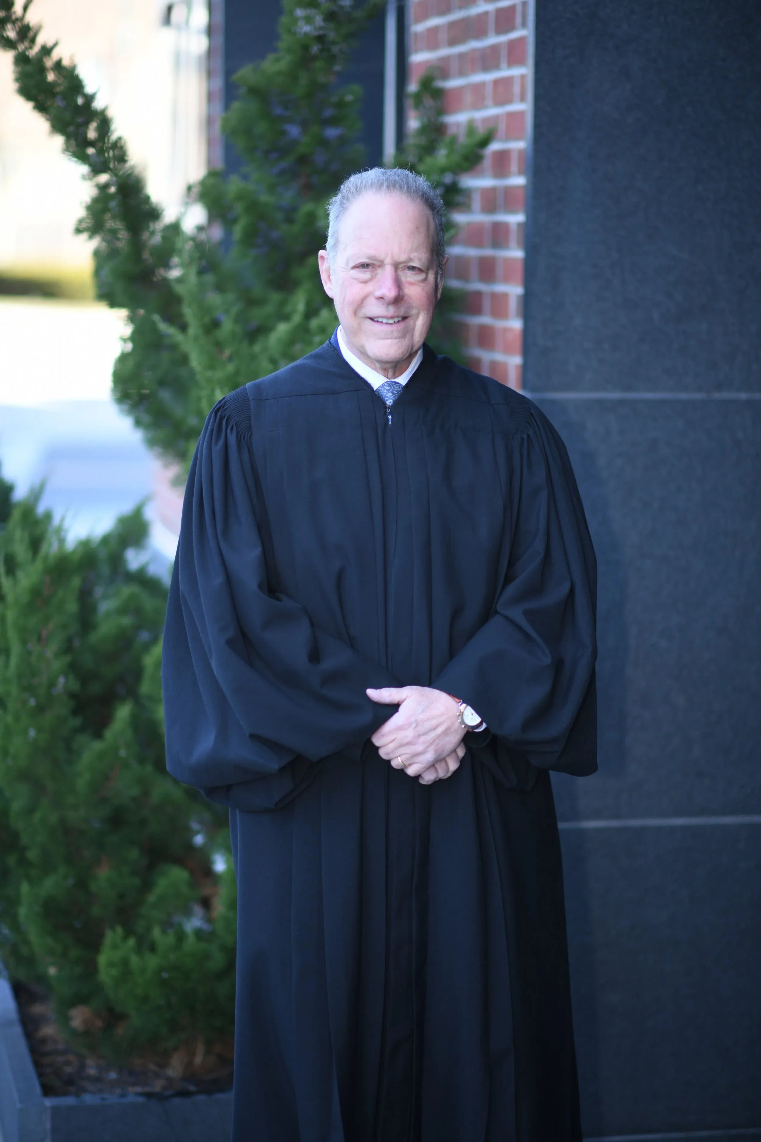 Judge George Fufidio in a judicial robe