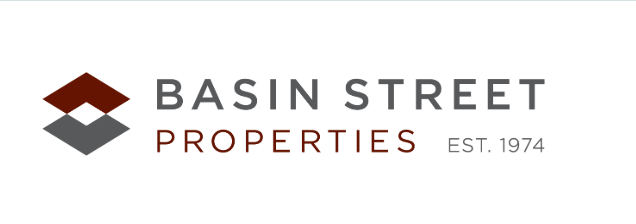 Basin Street Properties logo with the company name and “Est. 1974.”