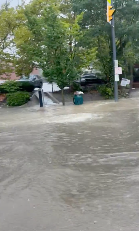 flooded street