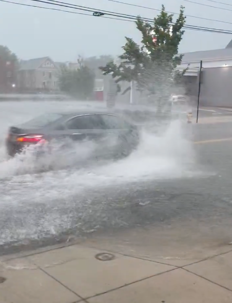 flooded street