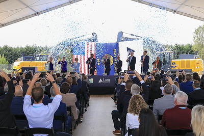 The groundbreaking drew U.S. Sen. Jeff Merkley, U.S. Rep. Suzanne Bonamici, Oregon Secretary of State Tobias Read, Washington County Commission Chair Kathryn Harrington and Tualatin City Council President Valerie Pratt, along with senior leaders from Intel and Micron Technology.
