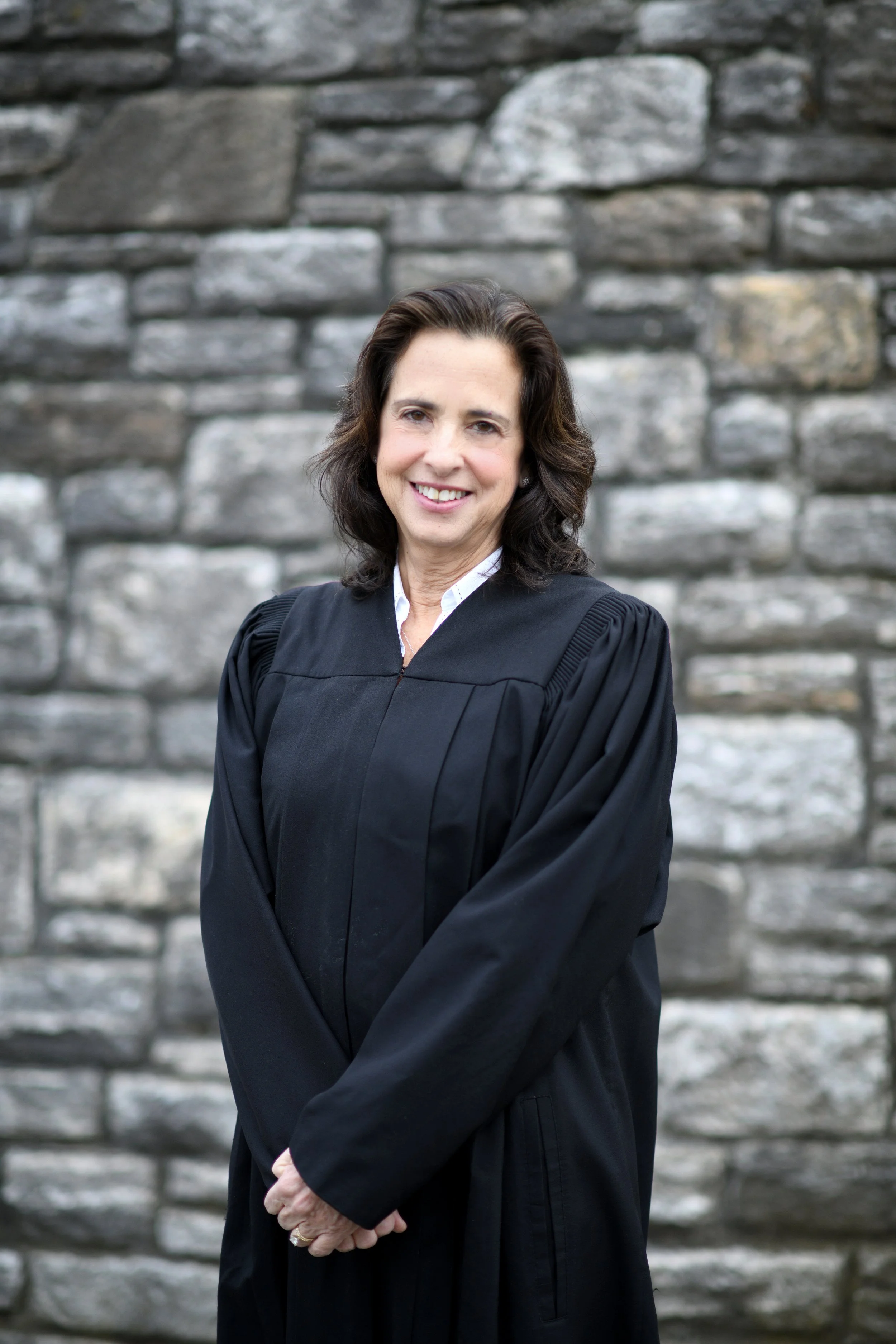 Justice Maria Rosa in a judicial robe