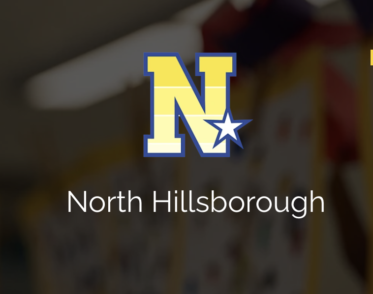 Yellow and blue N logo with a white star above the words “North Hillsborough.”