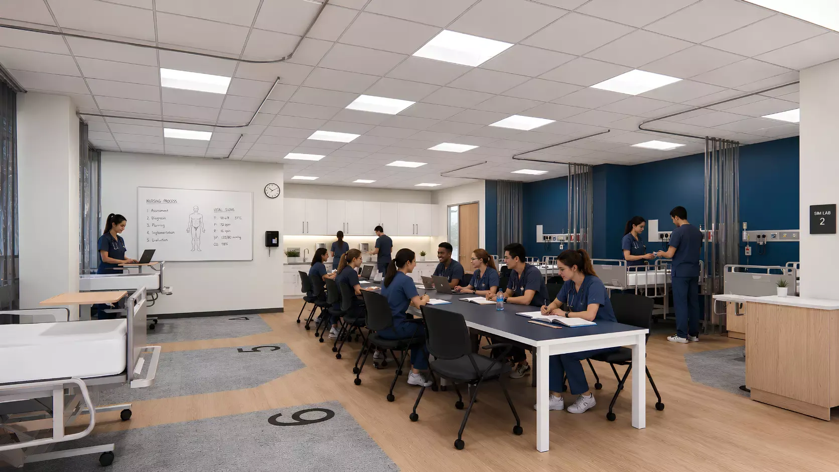 Nurses at Chamberlain University