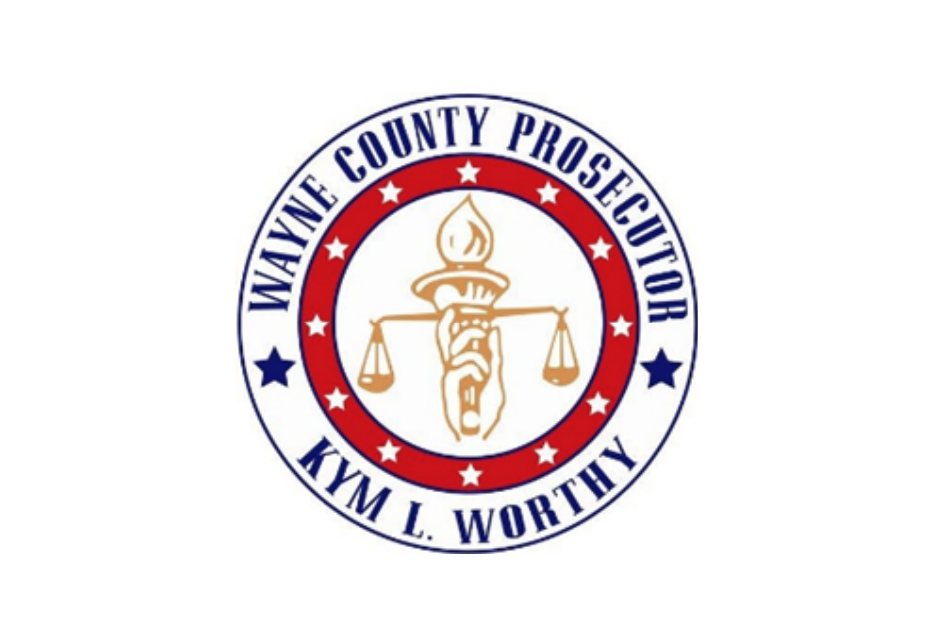 Seal of the Wayne County Prosecutor’s Office bearing the name Kym L. Worthy.