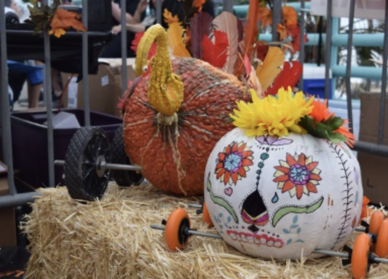 Painted pumpkins