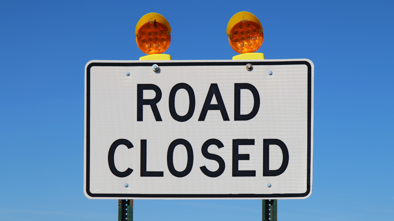 Road Closed Sign Traffic